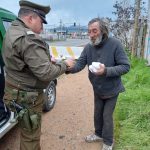 SAN JAVIER: CARABINEROS BRINDA APOYO A PERSONAS EN SITUACIÓN DE CALLE DURANTE EL INVIERNO